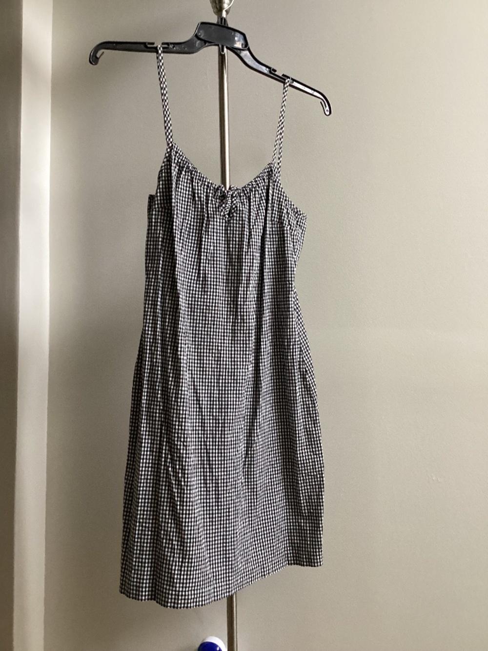 Black and white checkered summer dress